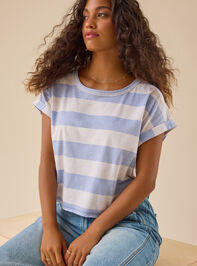 Demi Boxy Stripe Tee - TULLABEE