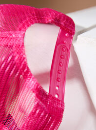 Coastal Cowgirl Trucker Hat Detail 3 - TULLABEE