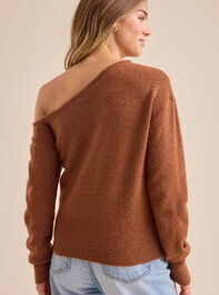 Kinsley Asymmetrical Knit Sweater Detail 5 - TULLABEE