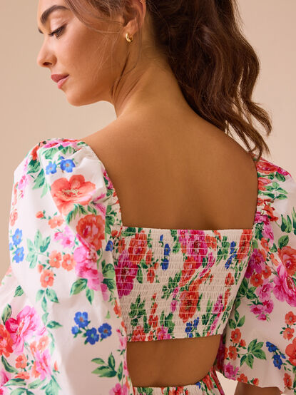 Cyndella Floral Mini Dress - TULLABEE