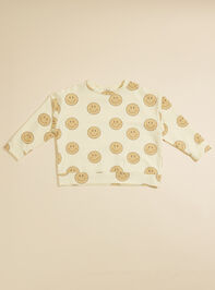 Smiley Face Sweatshirt - TULLABEE