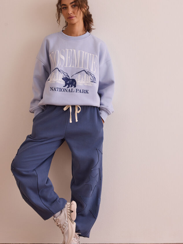 Yosemite National Park Crewneck Detail 3 - TULLABEE