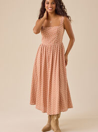 Lenore Drop Waist Midi Dress - TULLABEE
