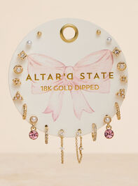 Adeline 18k Gold Earring 10 Pack - TULLABEE