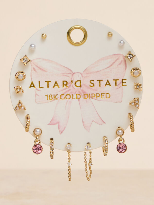 Adeline 18k Gold Earring 10 Pack - TULLABEE