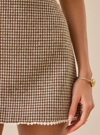 Lucy Lace Trim Skirt Detail 2 - TULLABEE