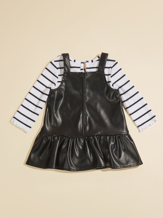 Layla Striped Bodysuit and Heart Pocket Jumper Detail 2 - TULLABEE