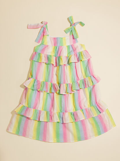 Paris Toddler Tiered Ruffle Dress - TULLABEE