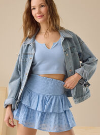 Cody Eyelet Mini Skort - TULLABEE