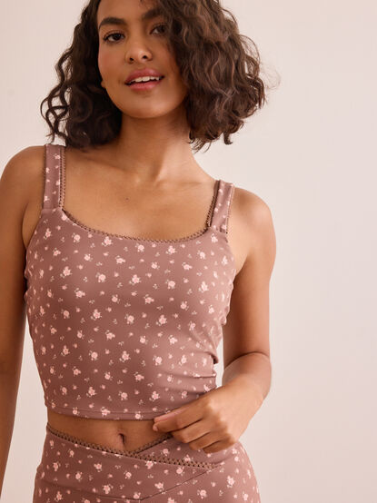 All Set Floral Tank - TULLABEE