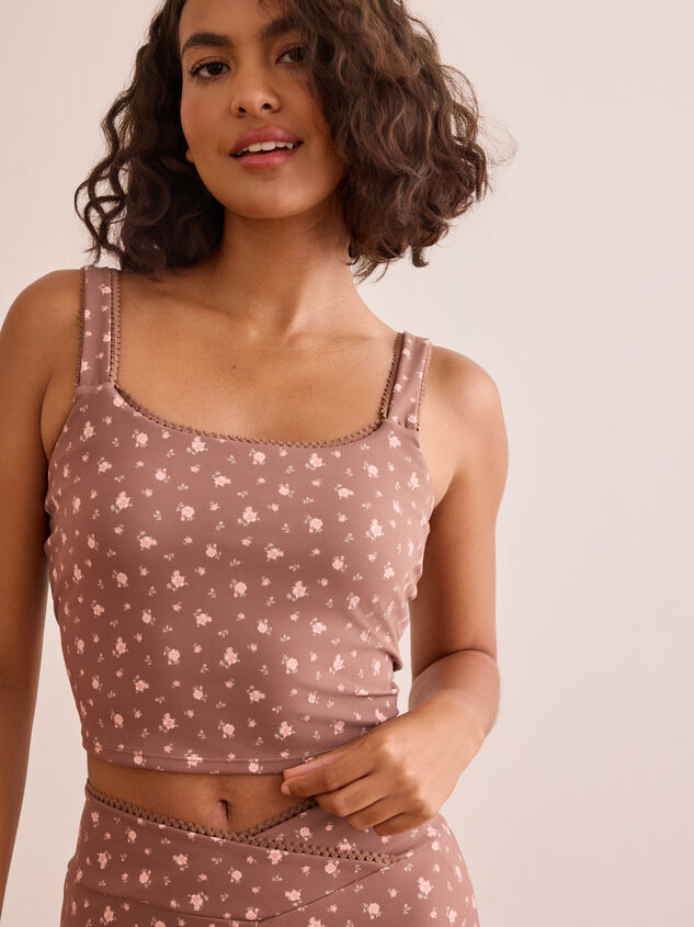 All Set Floral Tank Detail 2 - TULLABEE