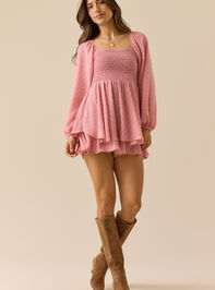 Lilitha Smocked Romper Detail 3 - TULLABEE