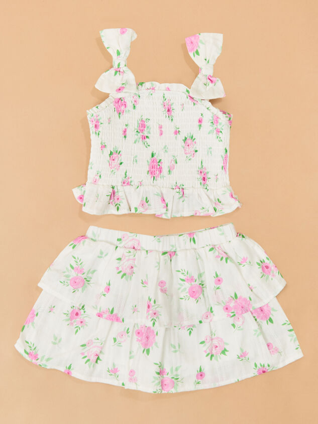 Lani Floral Top and Skort Set - TULLABEE