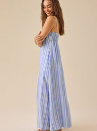 Demi Striped Maxi Dress Detail 3 - TULLABEE