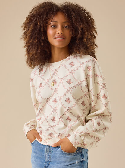 Cambrie Floral Mama Pullover - TULLABEE