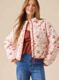 Lara Floral Quilted Jacket - TULLABEE