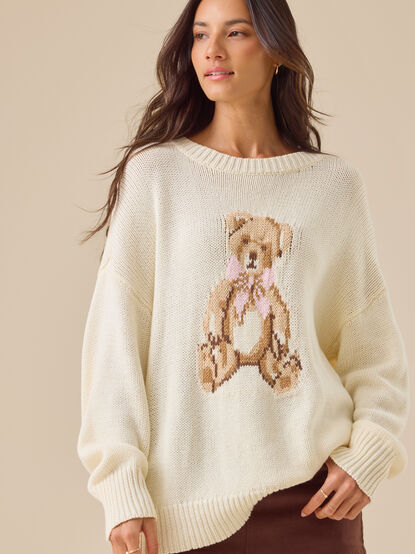 Malina Teddy Bear Sweater - TULLABEE