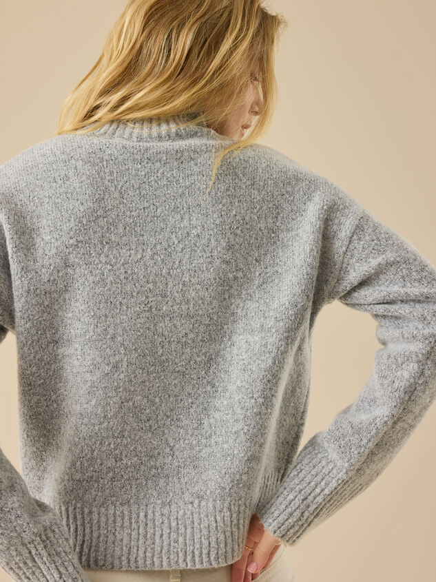 Betty Mock Neck Sweater Detail 6 - TULLABEE
