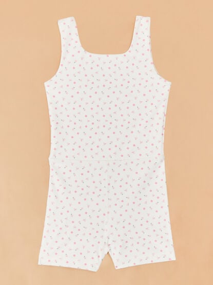 Evie Ditsy Floral Unitard - TULLABEE