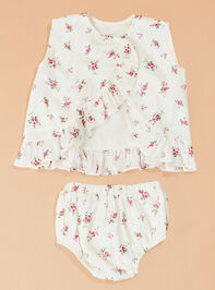 Levana Blossom Top and Bloomer Set Detail 3 - TULLABEE