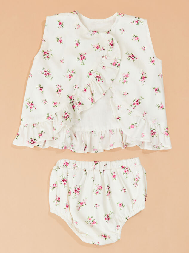 Levana Blossom Top and Bloomer Set Detail 3 - TULLABEE