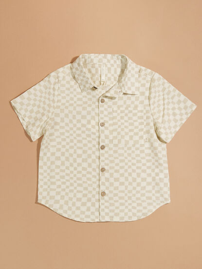 Addison Checkered Button-Down by Rylee + Cru - TULLABEE