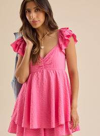 Rachel Flutter Sleeve Romper - TULLABEE