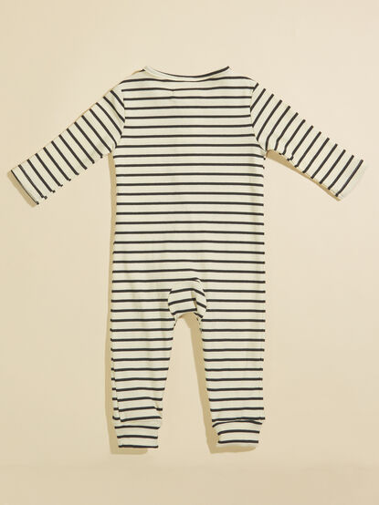 Tucker Striped Ribbed Jumpsuit by Me + Henry - TULLABEE