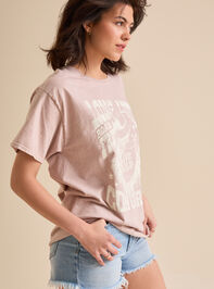 Long Live Cowgirls Oversized Graphic Tee Detail 3 - TULLABEE