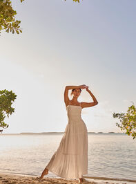 Nina Textured Maxi Dress - TULLABEE