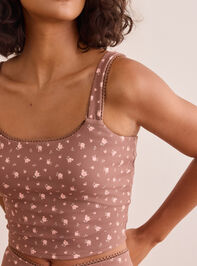 All Set Floral Tank Detail 3 - TULLABEE
