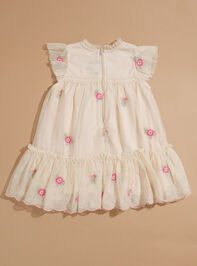 Amy Smocked Toddler Dress Detail 2 - TULLABEE