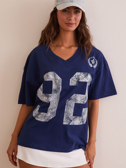 92 Oversized Graphic Tee - TULLABEE