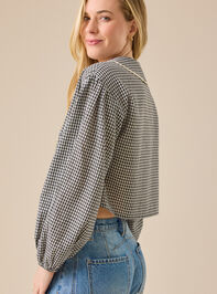 Corwin Gingham Top Detail 4 - TULLABEE