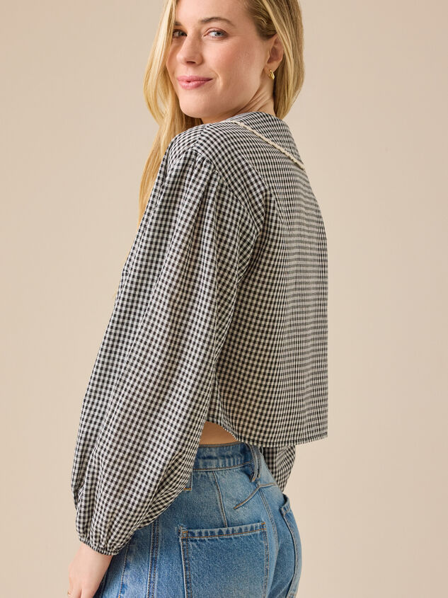 Corwin Gingham Top Detail 4 - TULLABEE