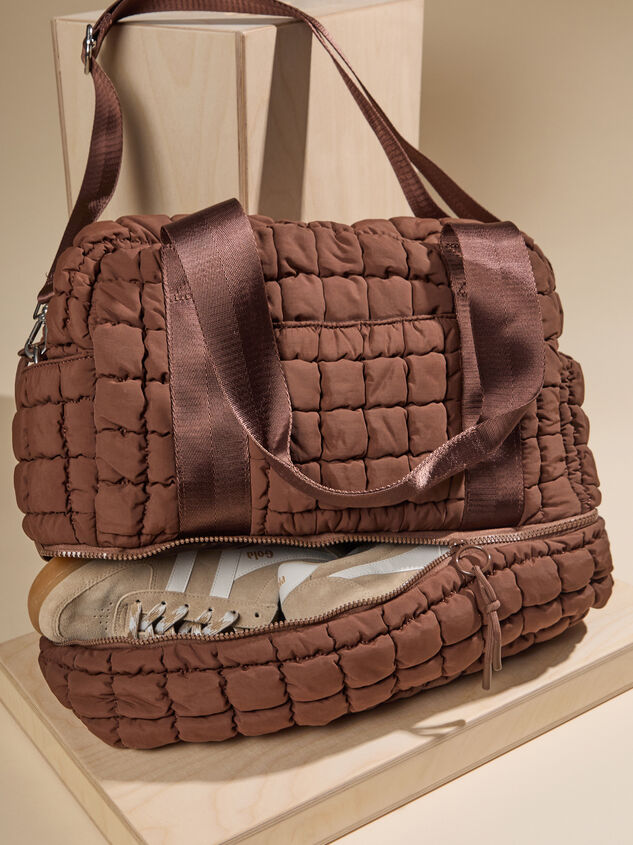 Carry On Quilted Tote Detail 5 - TULLABEE