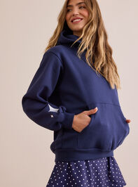 This Night Is Sparking Hoodie Detail 4 - TULLABEE