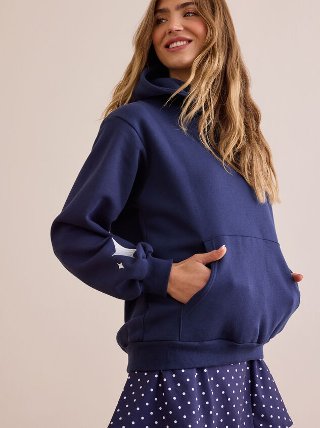 This Night Is Sparking Hoodie Detail 4 - TULLABEE