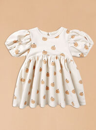 Smiley Pumpkin Babydoll Dress by Quincy Mae - TULLABEE