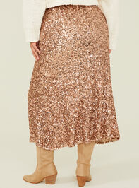 Cameron Sequin Maxi Skirt Detail 5 - TULLABEE