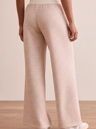Supersoft Wide Leg Contrast Pants Detail 5 - TULLABEE