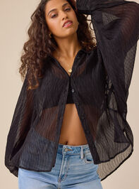 Arie Chiffon Button Down Top - TULLABEE