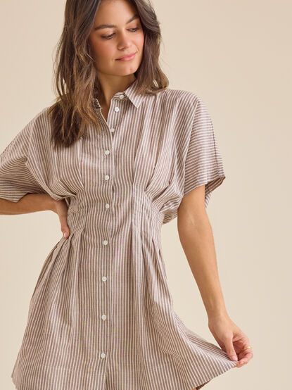 Marley Striped Mini Dress - TULLABEE