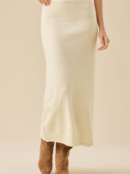 Shay Knit Midi Skirt - TULLABEE