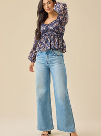 Phoebe Ruffle Babydoll Top Detail 2 - TULLABEE