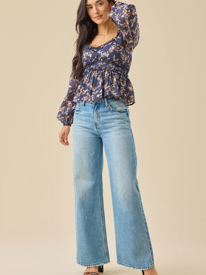 Phoebe Ruffle Babydoll Top - TULLABEE