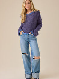 Stokely Knit Oversized Sweater Detail 5 - TULLABEE
