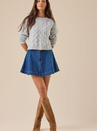 Jane Cable Sweater Detail 3 - TULLABEE