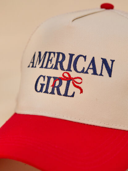 American Girl Bow Trucker Hat - TULLABEE