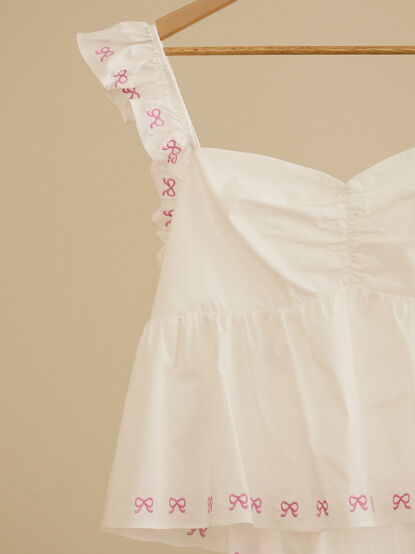Larissa Bow Tie-Back Top - TULLABEE